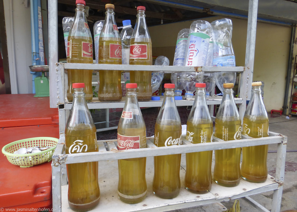 why do they have yellow coke in Cambodia?