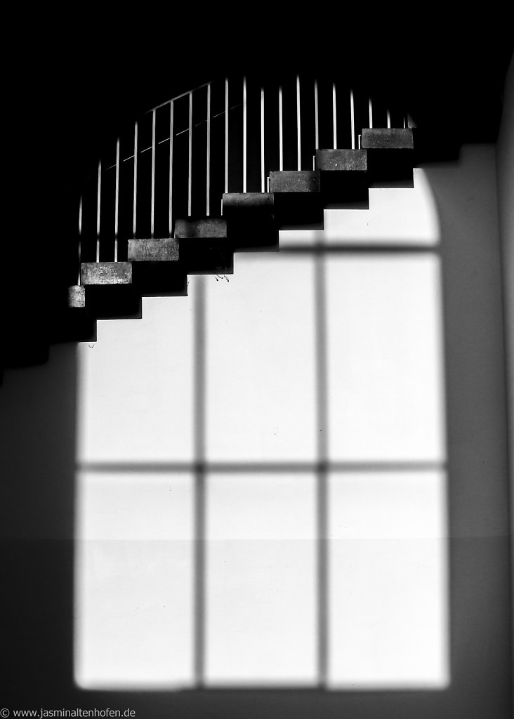 window and stairs